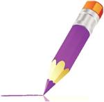 purple pencil 